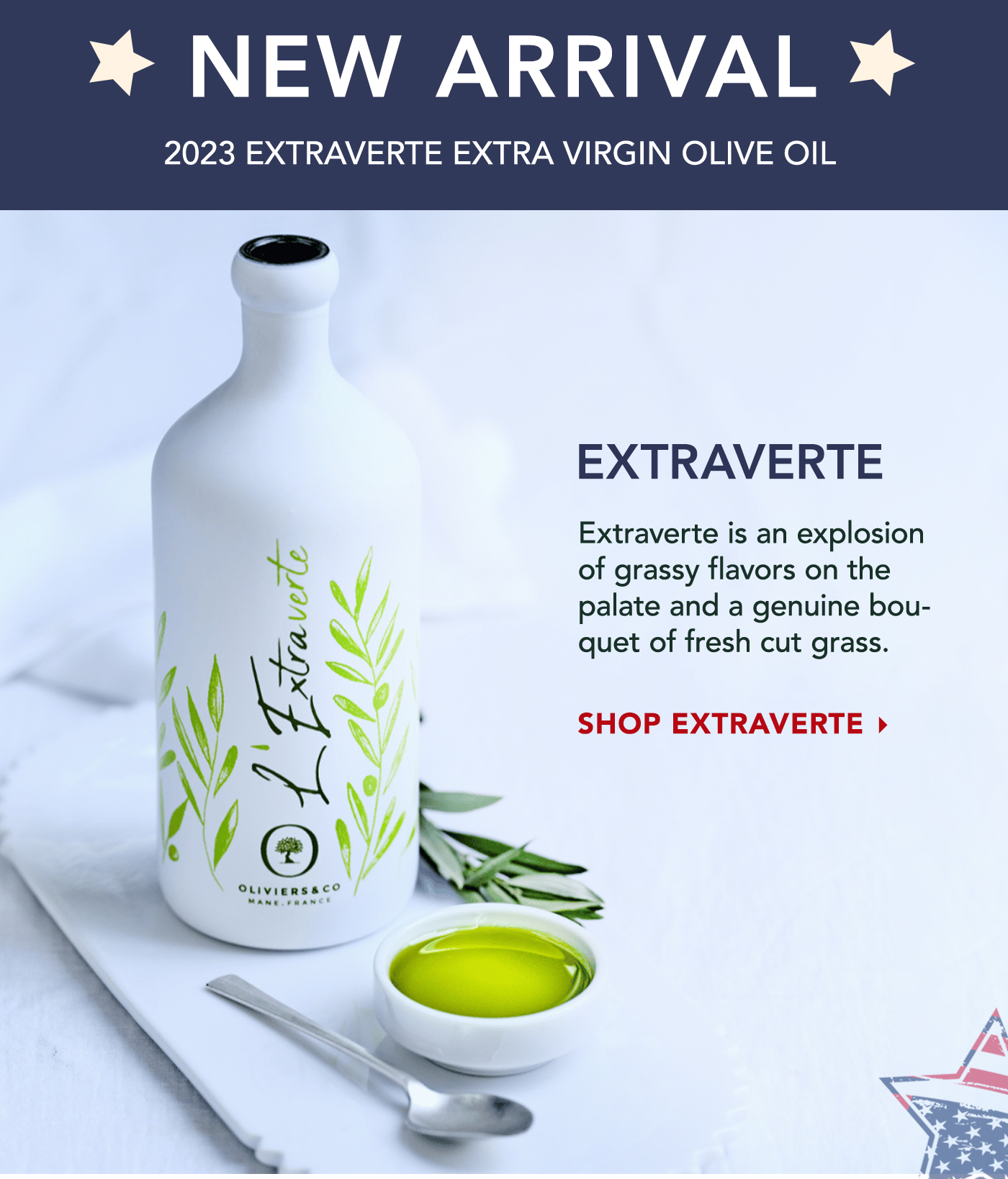 2023 Extraverte Extra Virgin Olive Oil